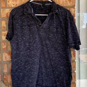 Distortion Mens Grey Shirt (Medium)